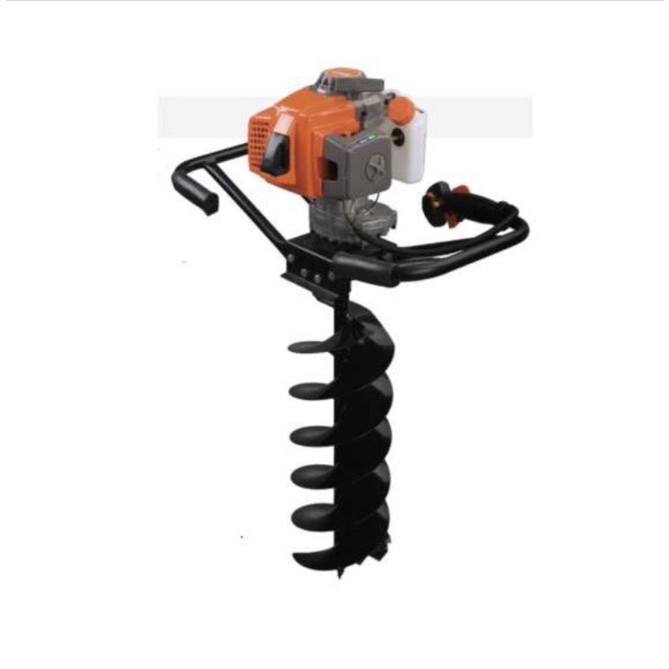 エンジンオーガー　エンジン穴掘り機　お好きなサイズドリル1本付き 　63CC  くい打ち、植樹、種まき、木の根っこを掘る 新品　送料無料　y |  | 03