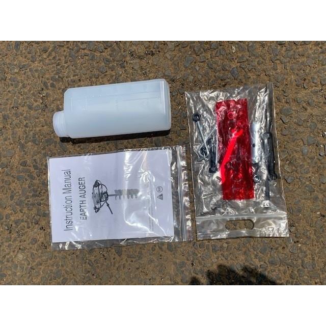 TEZUKA　エンジンオーガー　エンジン穴掘り機　お好きなサイズドリル1本付き 　63CC  くい打ち、植樹、種まき、木の根っこを掘る 新品　送料無料　y |  | 05