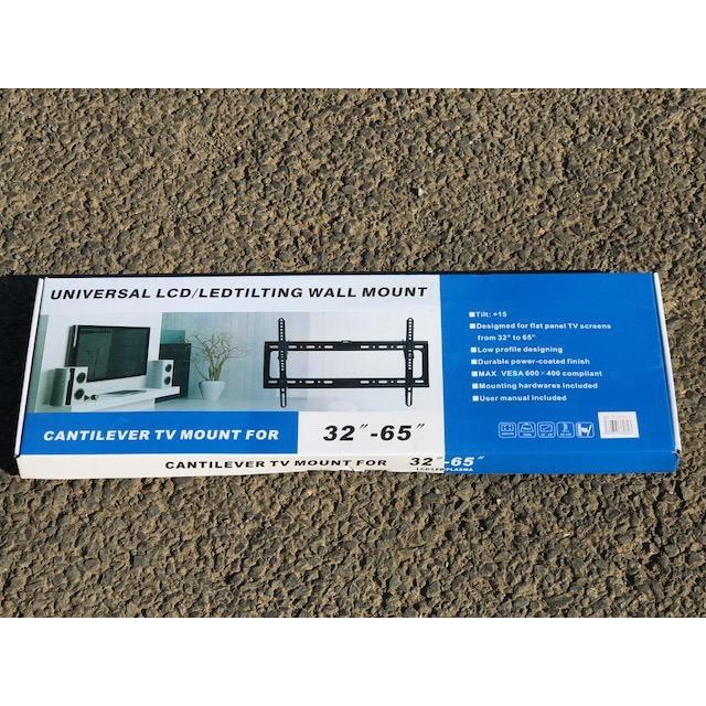 新型　液晶　テレビ用壁掛け金具(ブラケット)　AC−TV−006 平面壁取付け用金具　角度調整付　32−65インチ対応　　y |  | 01