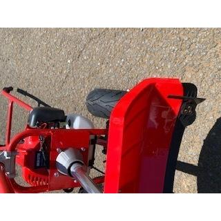 タイヤ付エンジン草刈機 手押し草刈り機 らくらく作業 軽快 42.7cc 