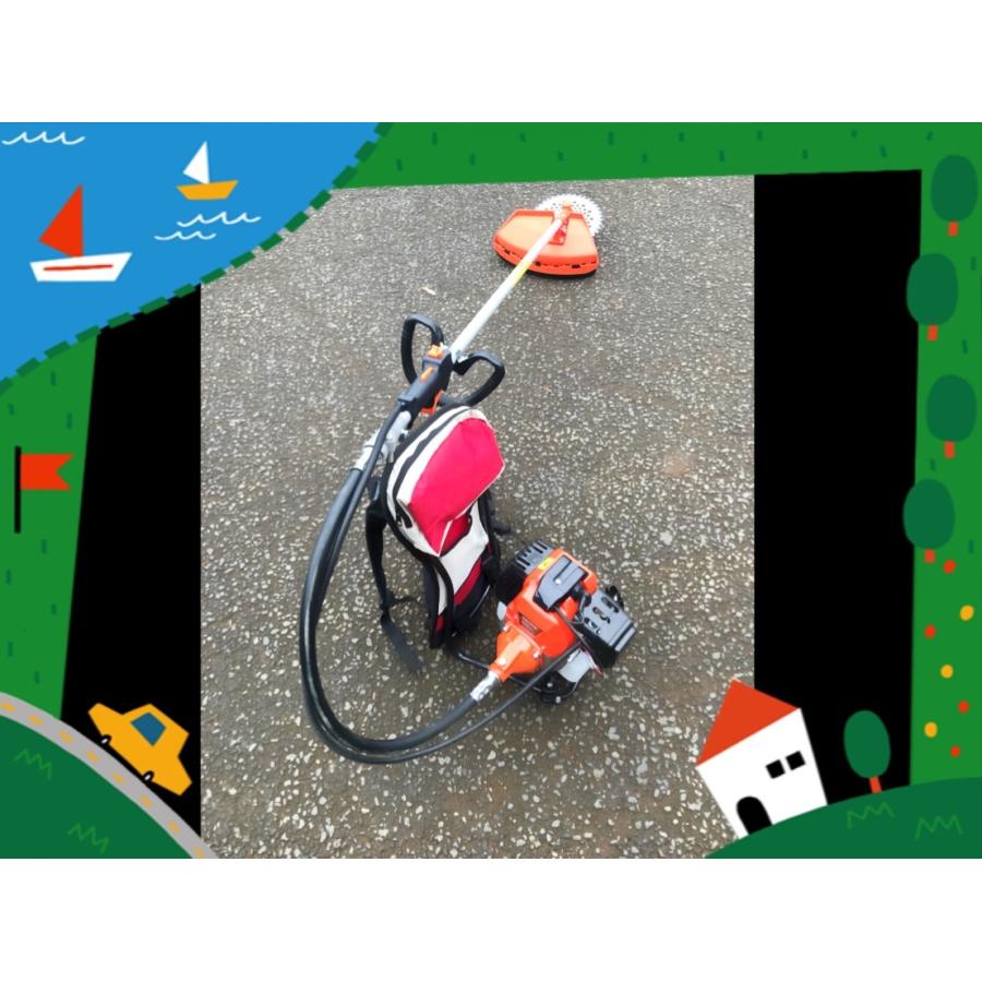 エンジン式 草刈機 草刈り機 背負いタイプ 最強42.7cc 作業快適 ハイ