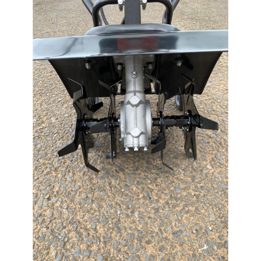 エンジン式 タイヤ付 耕運機 ハイパワー作業能力アップ 52cc