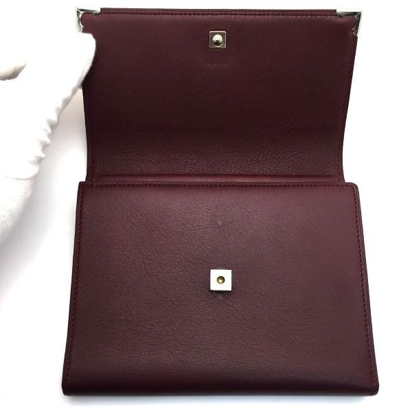 Cartier（カルティエ） 三つ折り財布 マストライン ボルドー 中古