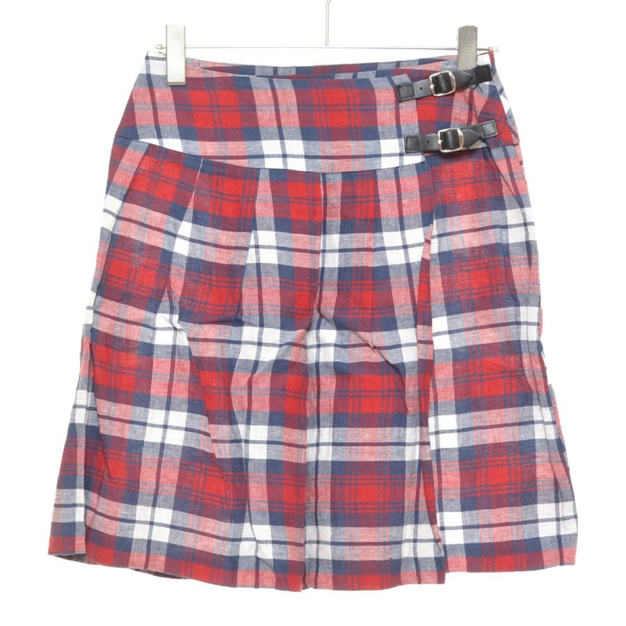 オニールオブダブリン膝丈スカート赤紺レッドネイビー専用