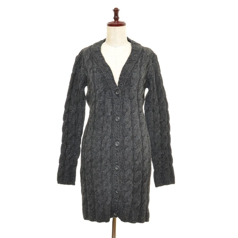 ナノユニバース Nano Universe ロングニットカーディガン イタリア製 サイズf 中古 古着 リサイクル市場エコ 通販 Yahoo ショッピング