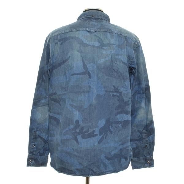 SOPHNET. 〇284126 ソフネット デニムシャツ ◯カモフラージュデニム 