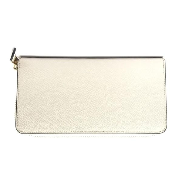 COACH（コーチ） ラウンドファスナー長財布 クロスグレイン レザー 