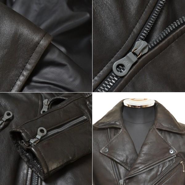 イサムカタヤマ バックラッシュ Isamu Katayama Backlash ダウンライダースジャケット ゴートスキン レザー 山羊革 サイズ1 1032 01 中古 古着 リサイクル市場エコ 通販 Yahoo ショッピング