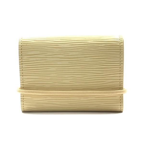 ルイヴィトン 三つ折りコンパクト財布 ポルトモネエラスティック エピ