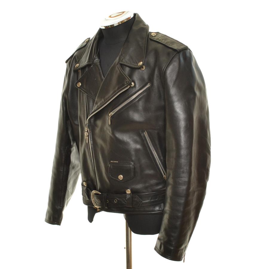 Harley-Davidson ライダースジャケット 40 中古・古着通販】HARLEY-DAVIDSON (ハーレーダビッドソン