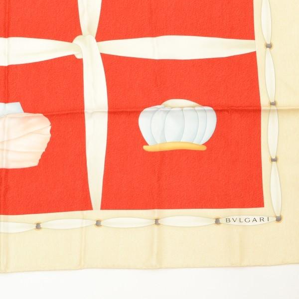 BVLGARI（ブルガリ） 大判スカーフ カレ90 Davide Pizzigoni 中古