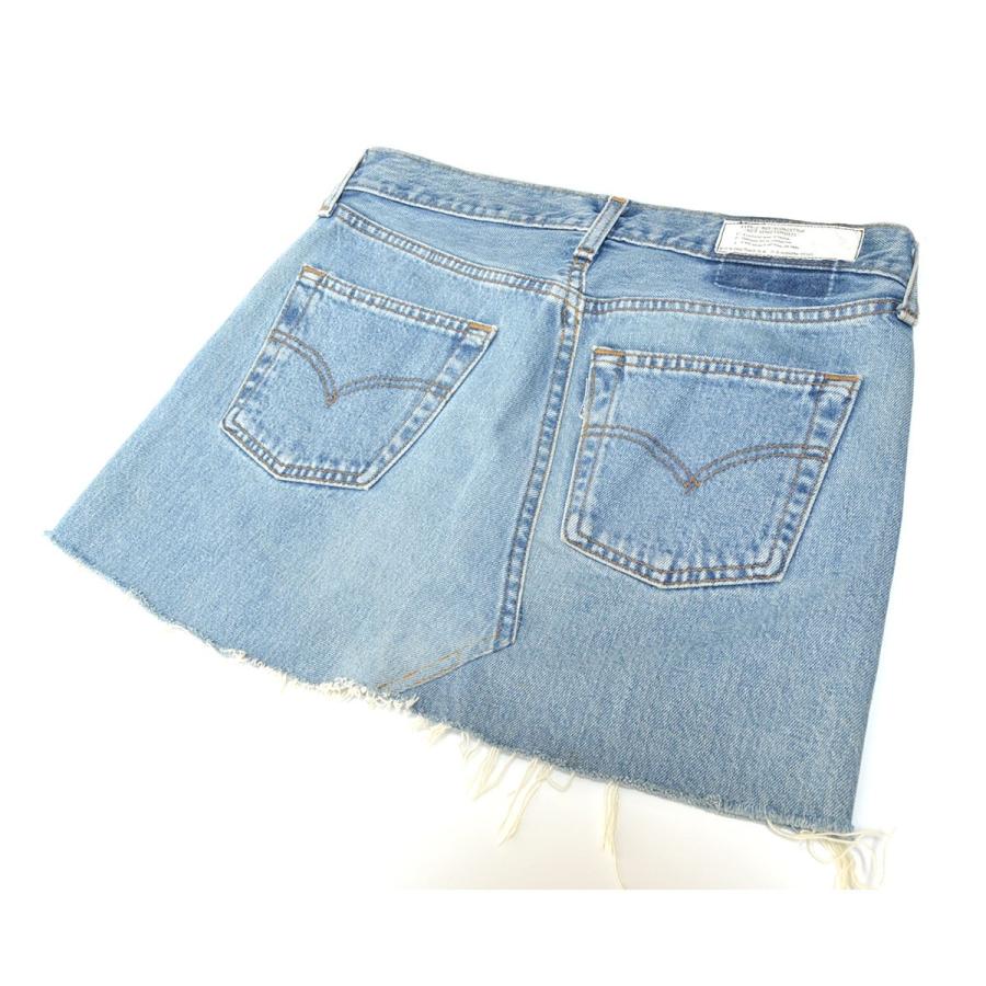 Ciaopanic チャオパニック Levi Sリメイクデニムスカート レディース ブルー リサイクル市場エコ 通販 Yahoo ショッピング