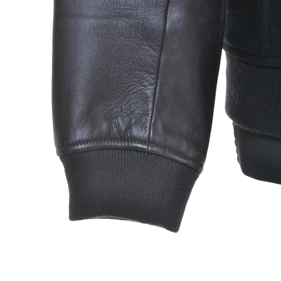 STUDIOUS ステュディオス 袖革スタジャン スタジアムジャケット