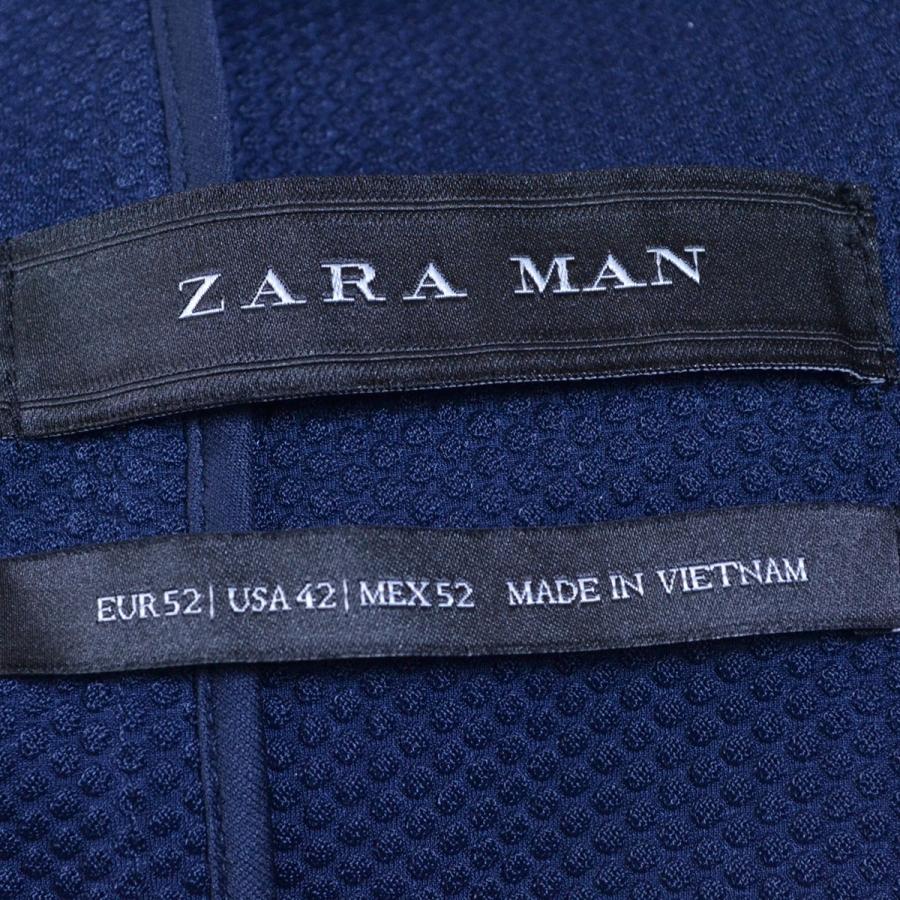 Zara Man ザラマン テーラードシングルジャケット サイズeur52 Usa42 メンズ ネイビー リサイクル市場エコ 通販 Yahoo ショッピング