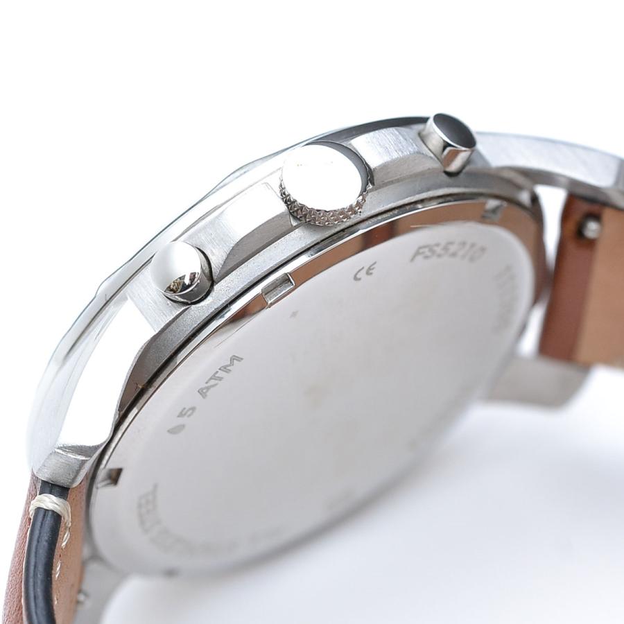 FOSSIL（フォッシル） GRANTクロノグラフライト ブラウンレザー 