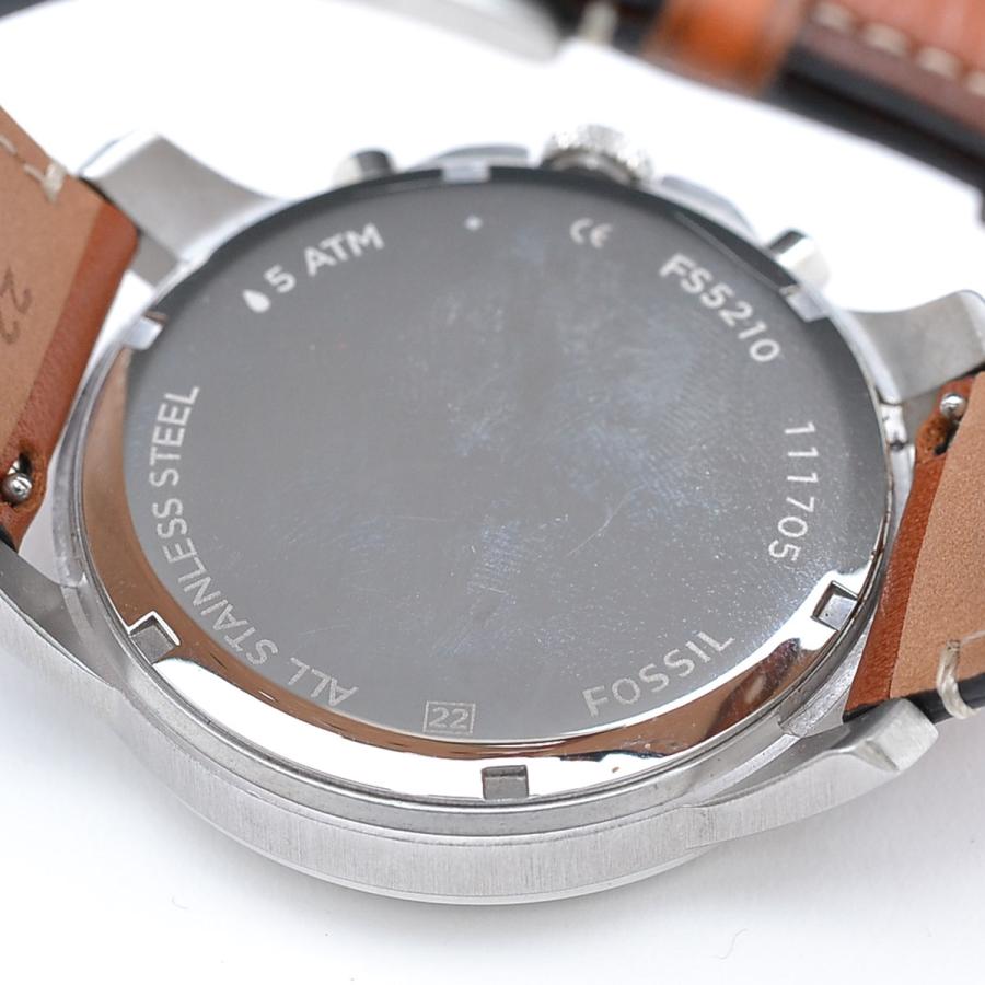 FOSSIL（フォッシル） GRANTクロノグラフライト ブラウンレザー 