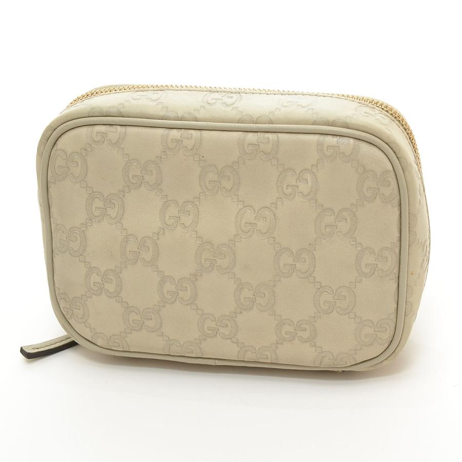 グッチシマ GUCCI グッチ ジュエリーポーチ 191187 レザー レディース 