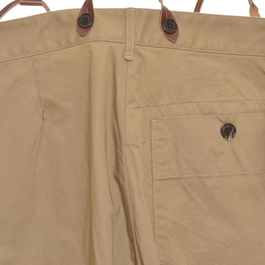 ●400726 未使用品 H.UNIT エイチユニット ●Comb twill suspender trouser 20コーマツイル サスペンダーワイドパンツ H-PT020サイズ1 20SS｜ecoikawadani｜05