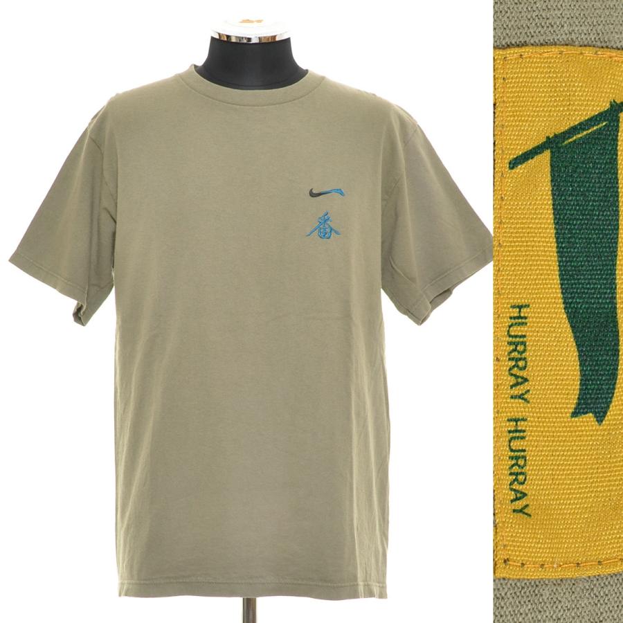 Hurray Hurray フレイフレイ Tシャツ Nike 一番 Tee リメイク 日本製 再構築 リメイク メンズ カーキ グリーン リサイクル市場エコ 通販 Yahoo ショッピング