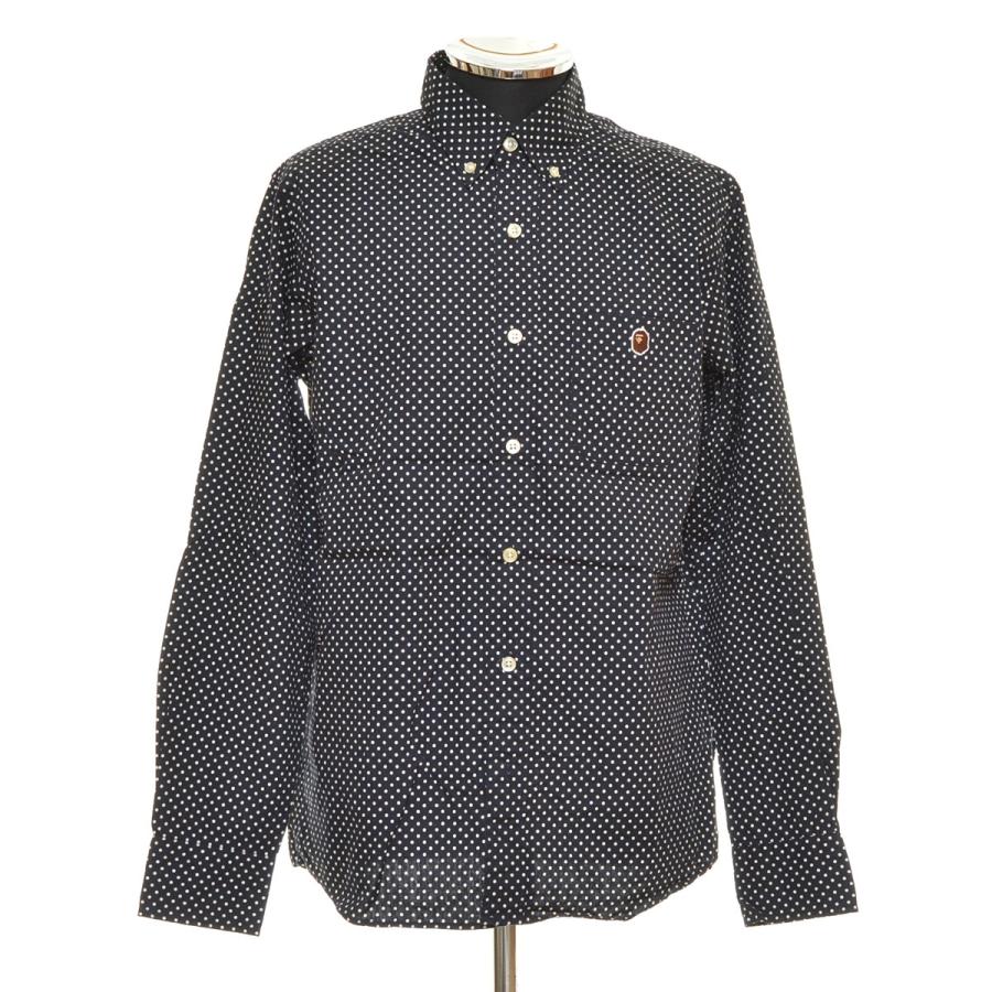 Mr. Bathing Ape ボタンダウンシャツ　Lサイズ A BATHING APE（アベイシングエイプ） BAPE ボタンダウンシャツ サイズ