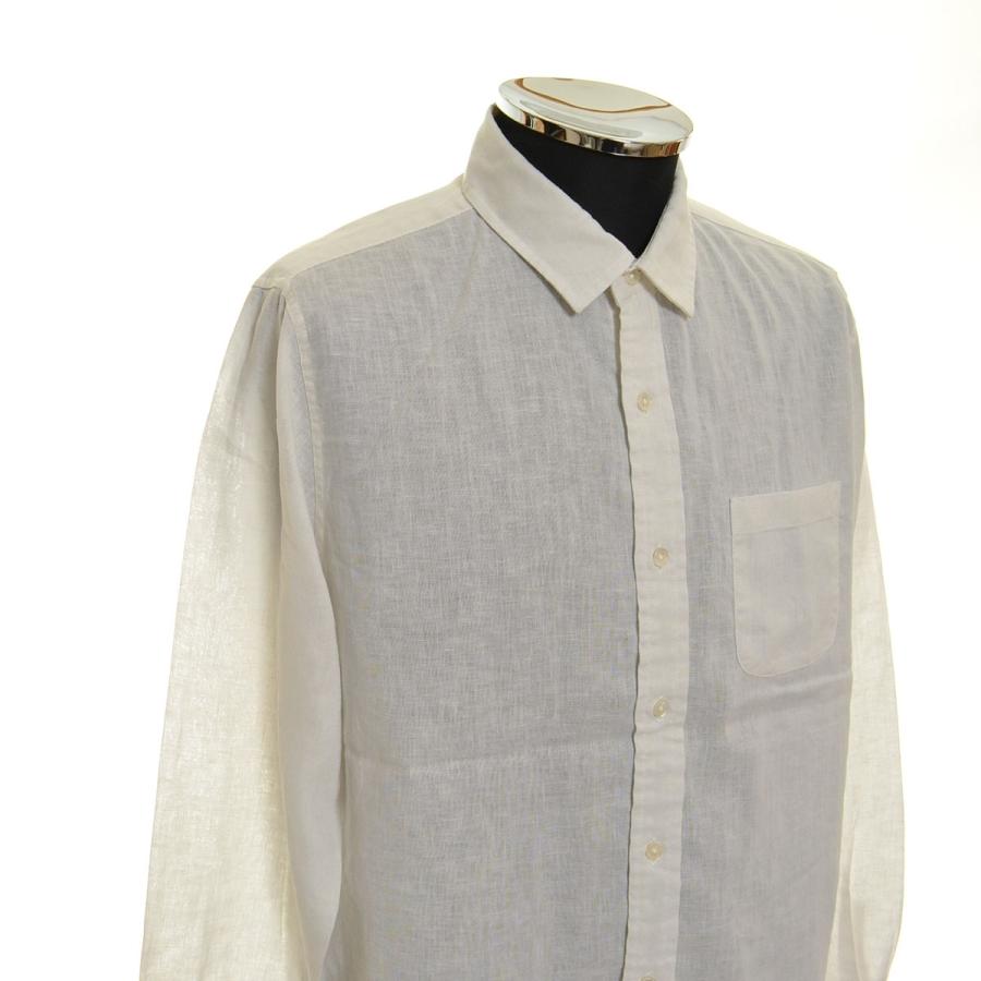 Nano Universe ナノユニバース リネンシャツ Herdman Linen 長袖 ミニカラー サイズm ハードマンリネン メンズ ホワイト リサイクル市場エコ 通販 Yahoo ショッピング