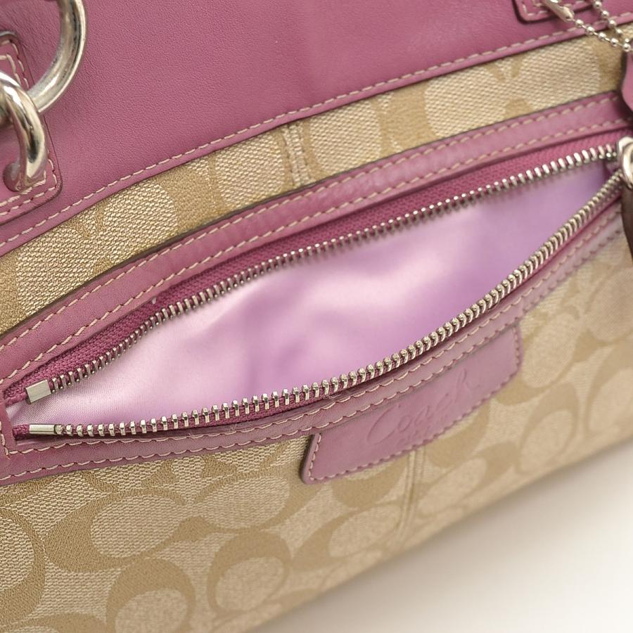 COACH コーチ トートバッグ シグネチャー F15707 PVC レザー