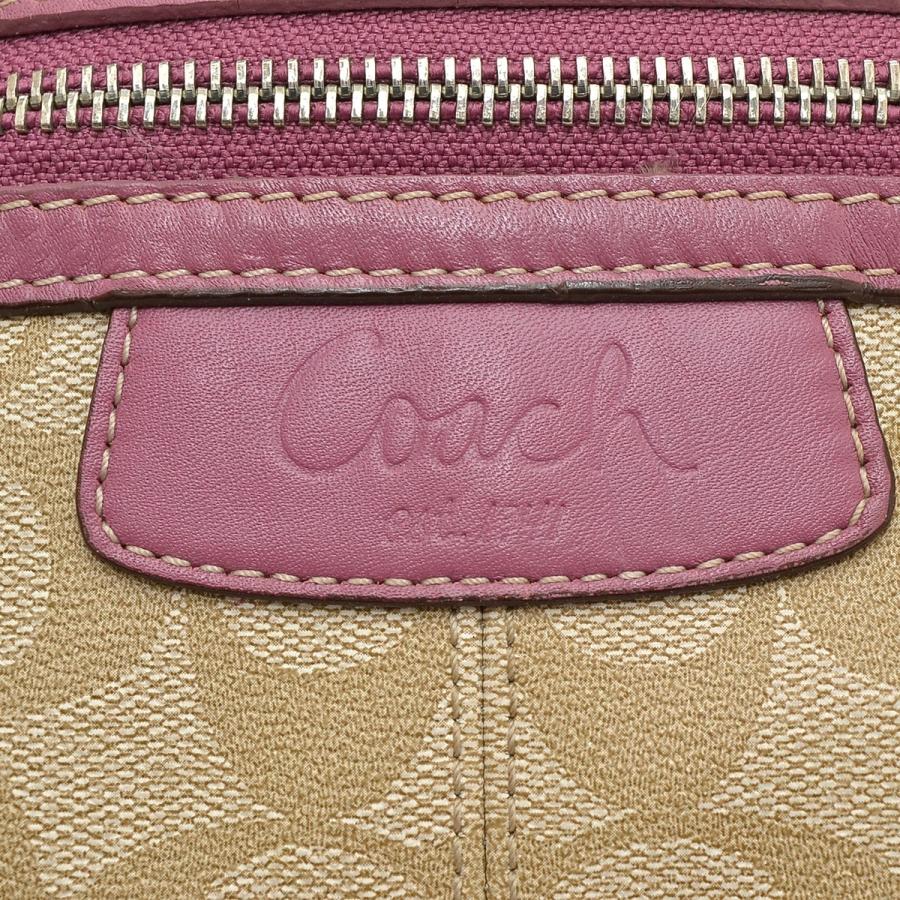 COACH コーチ トートバッグ シグネチャー F15707 PVC レザー