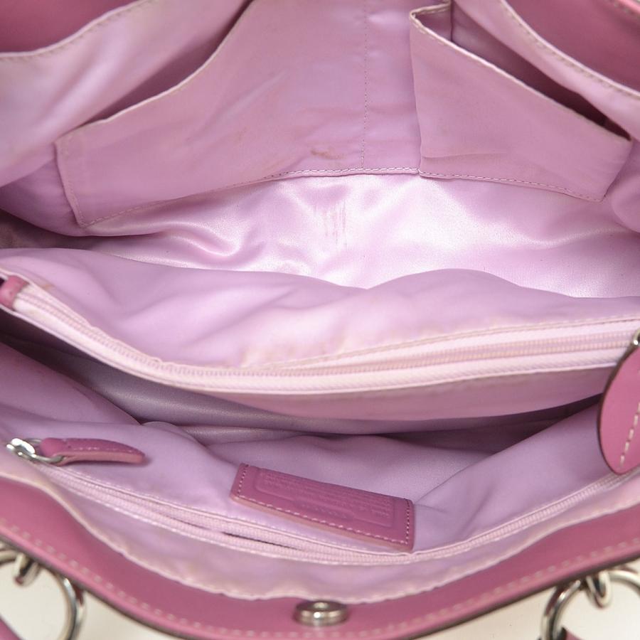 COACH コーチ トートバッグ シグネチャー F15707 PVC レザー