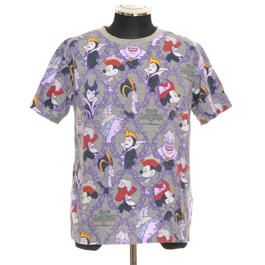 Tokyo Disney Resort 東京ディズニーリゾート Tdr プリントtシャツ ハロウィーン17限定 ミッキー マレフィセント サイズm メンズ グレー リサイクル市場エコ 通販 Yahoo ショッピング