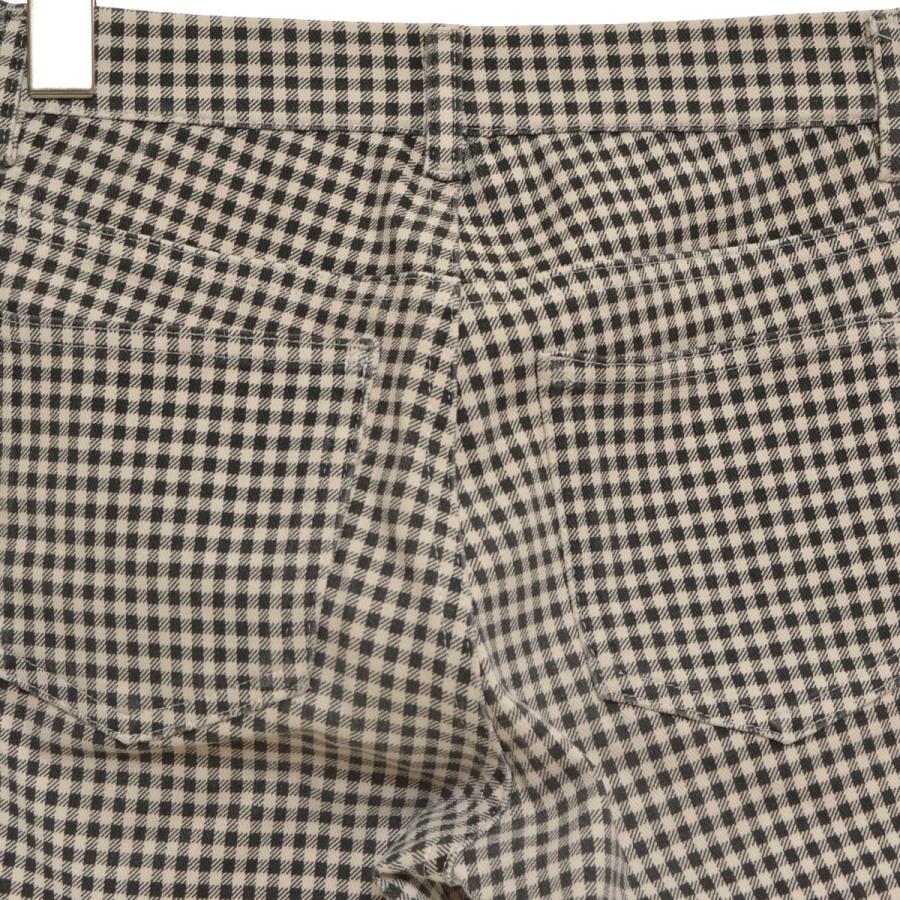 ユニクロ（UNIQLO） ギンガムチェックパンツ ウルトラストレッチプリント クロップドレギンスパンツ 415220 サイズS 2019 ...