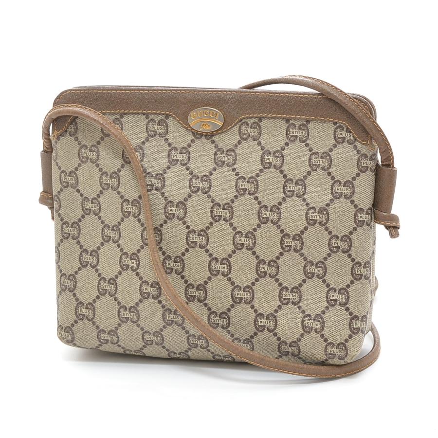 GGキャンバス GUCCI PLUS グッチ PVCポシェット オールドグッチ