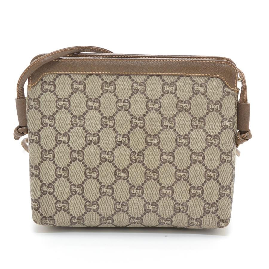 GGキャンバス GUCCI PLUS グッチ PVCポシェット オールドグッチ