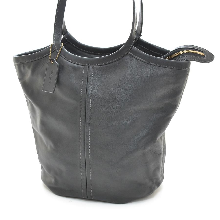 【美品】 COACH コーチ 黒 ブラック トートバッグ シルバー金具 レザー COACH（コーチ） レザートートバッグ C2269 レディース ブラック