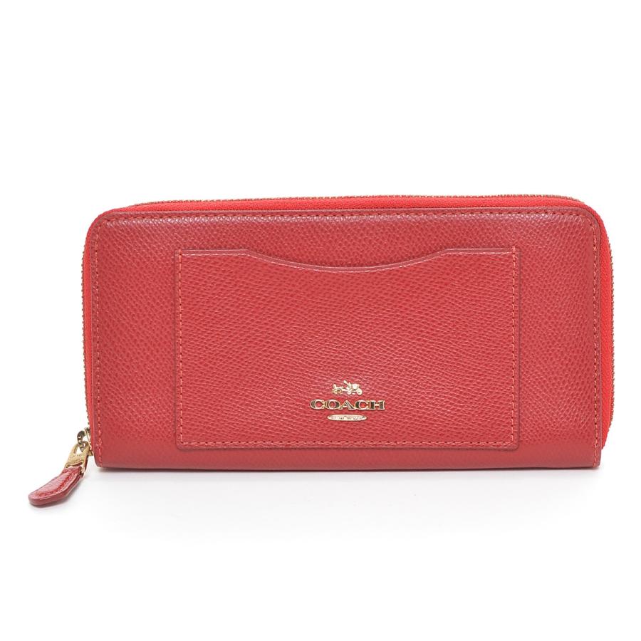 COACH（コーチ） ラウンドファスナー長財布 クロスグレインロング 