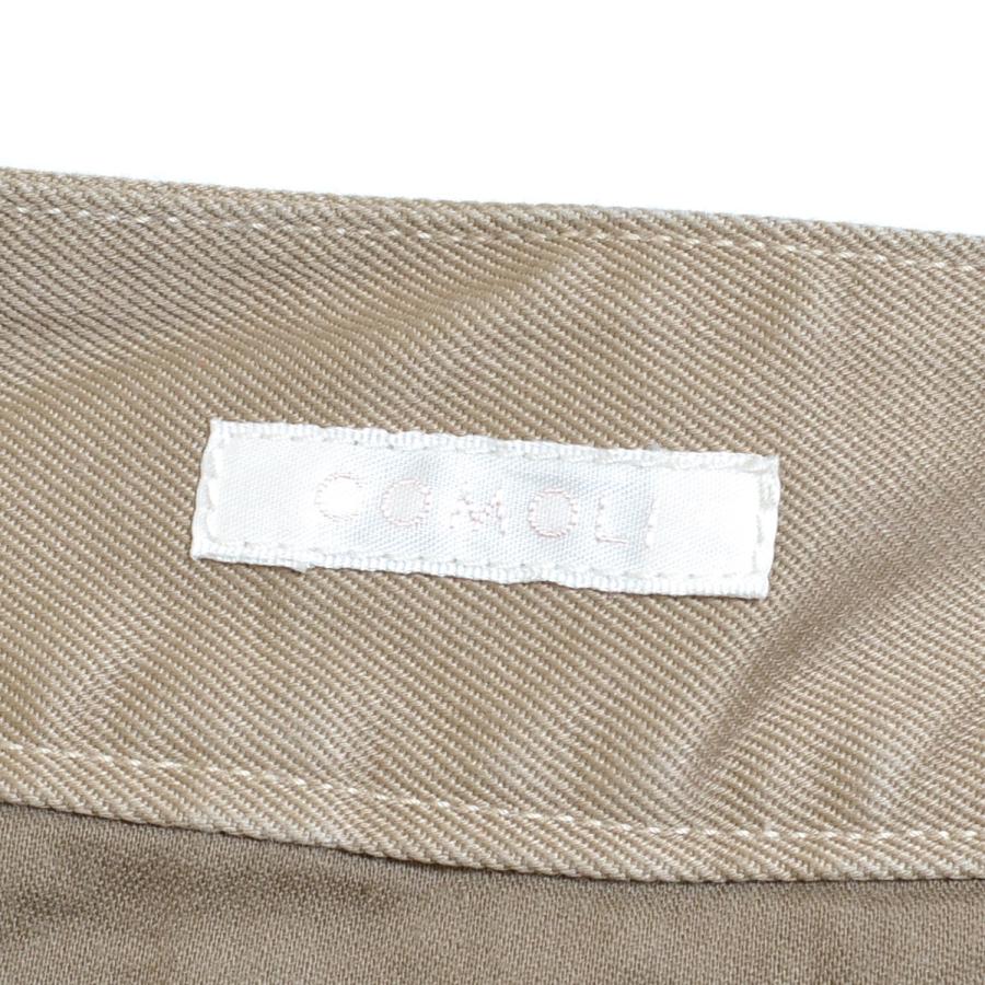 COMOLI ○453861 コモリ ○ベルト付き チノパン ワイドチノハーフ 