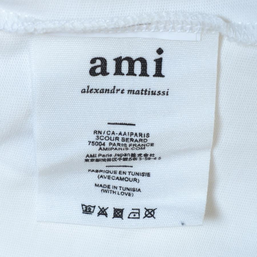 ○458078 AMI ALXANDRE MATTIUSSSI アミ・パリス ○ハートワッペンT 