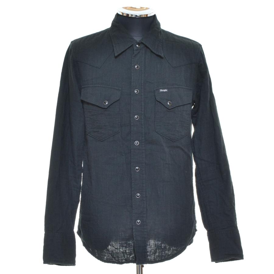 Wrangler ○462105 AKM × ラングラー wjk ○ウエスタンシャツ ガーゼ 