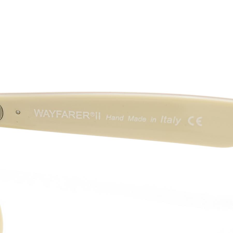 RayBan レイバン サングラス ウェイファーラー2 WAYFARER II RB2143 セルフレーム/フルリム/バイカラー/グラデーションレンズ イタリア製 メンズ ベージュ｜ecoikawadani｜06