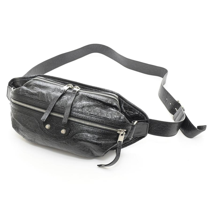 バレンシアガ ネオリフト ボディバッグ ウエストバッグ 341628 ブラック ナイロン レザー メンズ BALENCIAGA 【中古】 BALENCIAGA（バレンシアガ） ボディバッグ 341628 メンズ ブラック