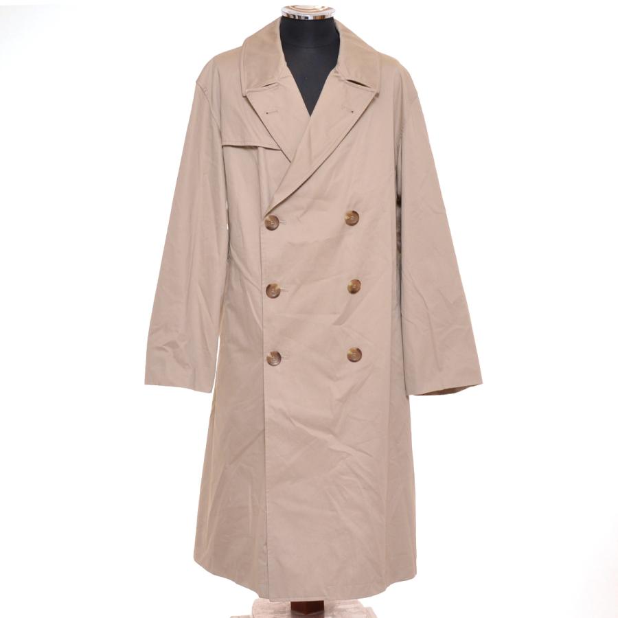 〇471234 INHERIT インヘリット ○ORGANIC SATINトレンチコート 