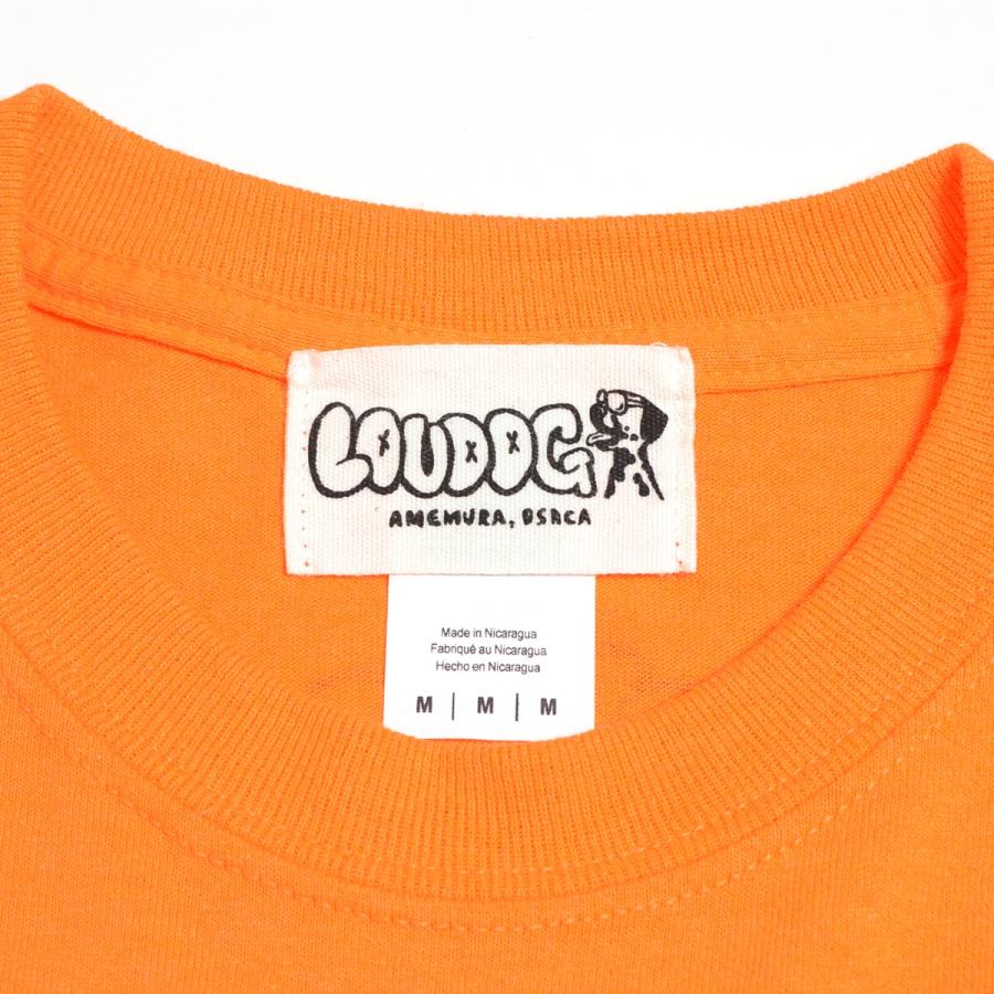 ●485362 LOUDOG ●Tシャツ 半袖 サイズM メンズ オレンジ（ネオン）｜ecoikawadani｜03