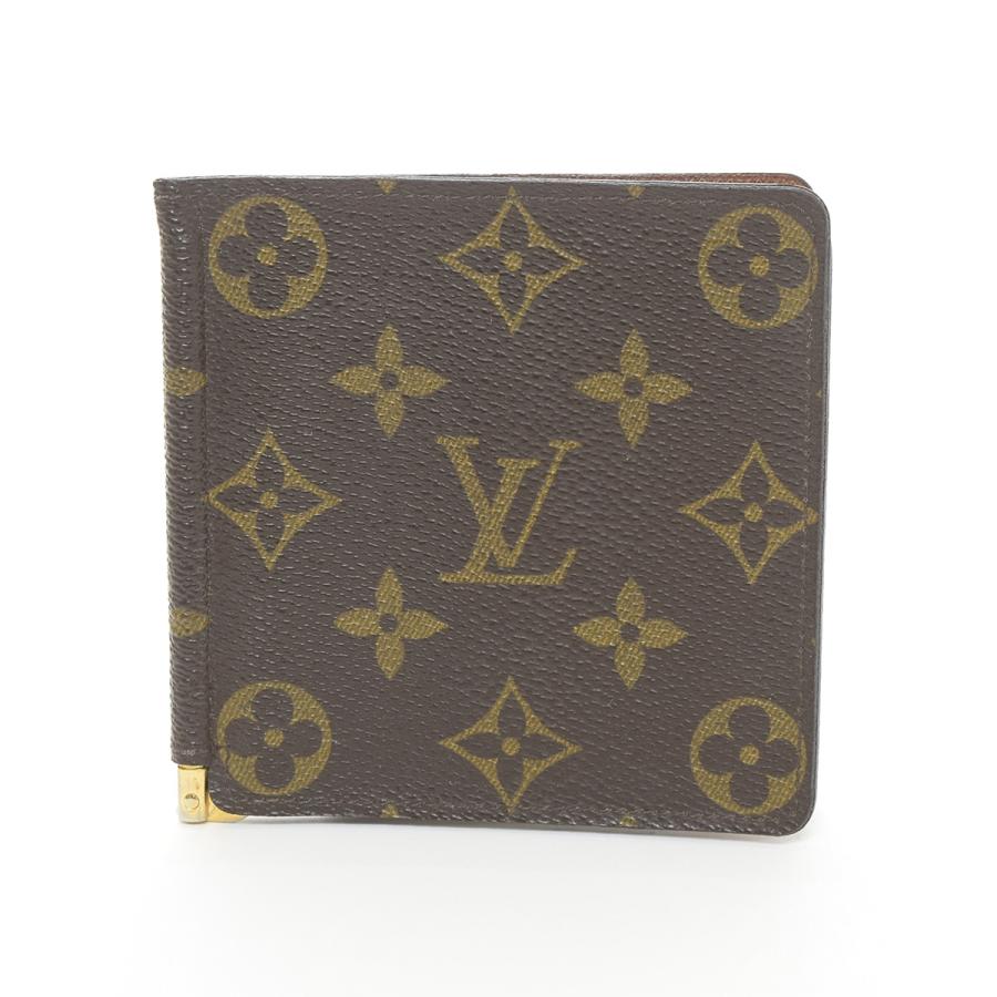 LOUIS VUITTON ルイヴィトン 二つ折り財布 モノグラム マネークリップ 