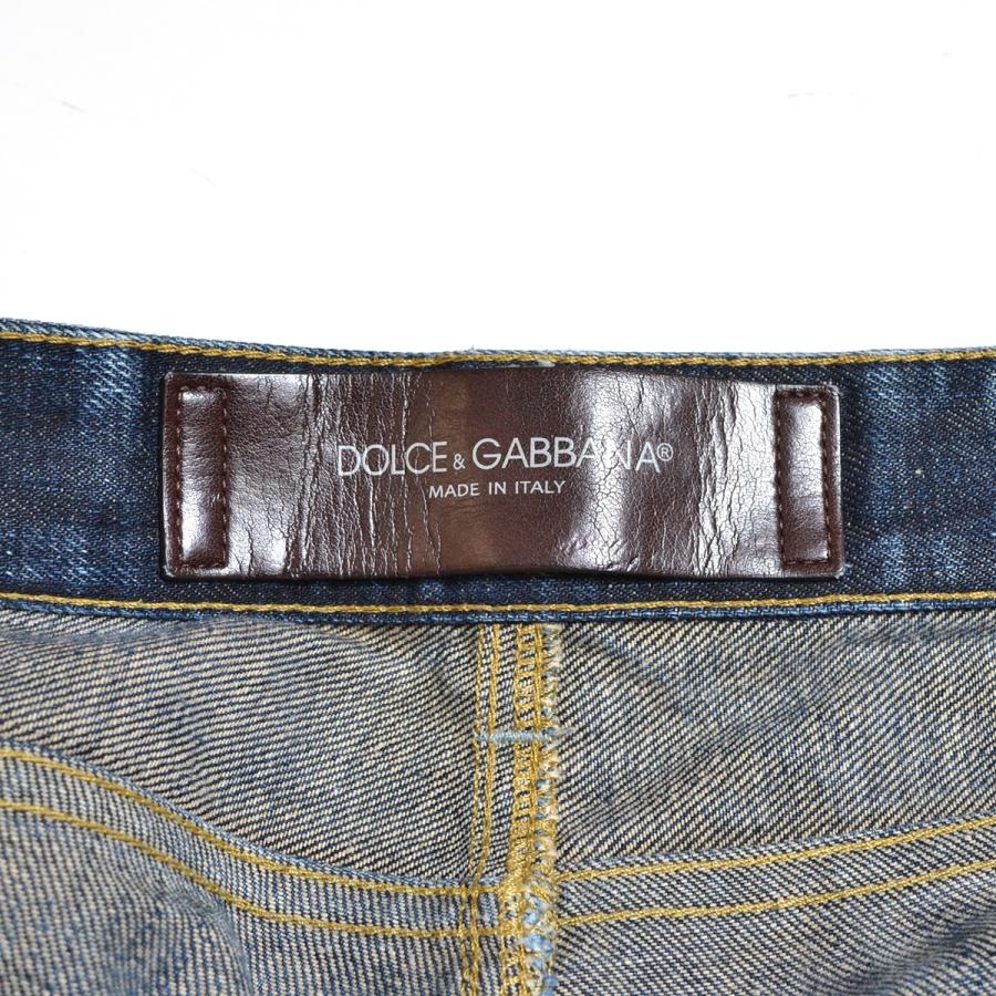 ●490730 DOLCE&GABBANA ドルチェ&ガッバーナ ドルガバ ●加工デニムパンツ ダメージ加工 ジーンズ G644LD/GBQ05 46 メンズ イタリア製｜ecoikawadani｜07