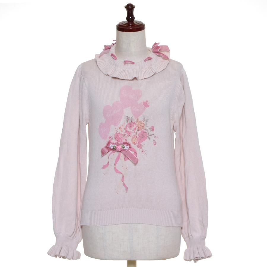 リズリサセーター￼ リズリサ LIZ LISA リボン 長袖 ニット 秋冬