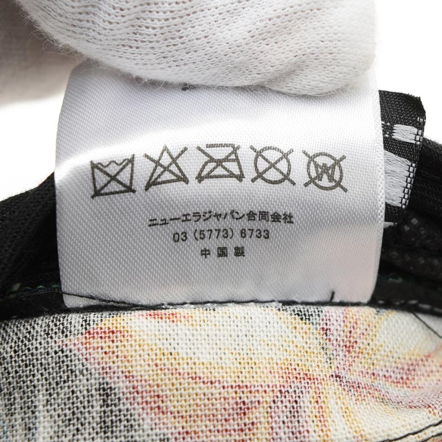 ●496363 NEW ERA ニューエラ ●ワークキャップ 帽子 ボタニカル柄 サイズフリー メンズ ブラック 花柄｜ecoikawadani｜05