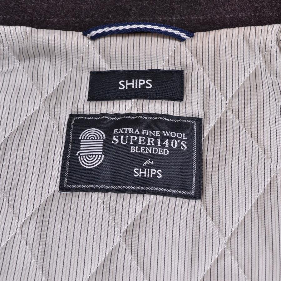 SHIPS 〇501163 シップス ○シングルピーコート Pコート SUPER SHIPS 〇501163 シップス ○シングルピーコート Pコート SUPER