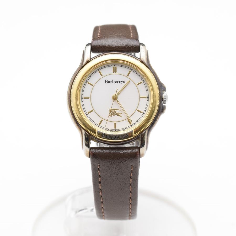◆504509 Burberry's バーバリー ●QZ クォーツ腕時計 サイズ32mm シルバー ゴールド コンビ｜ecoikawadani｜02