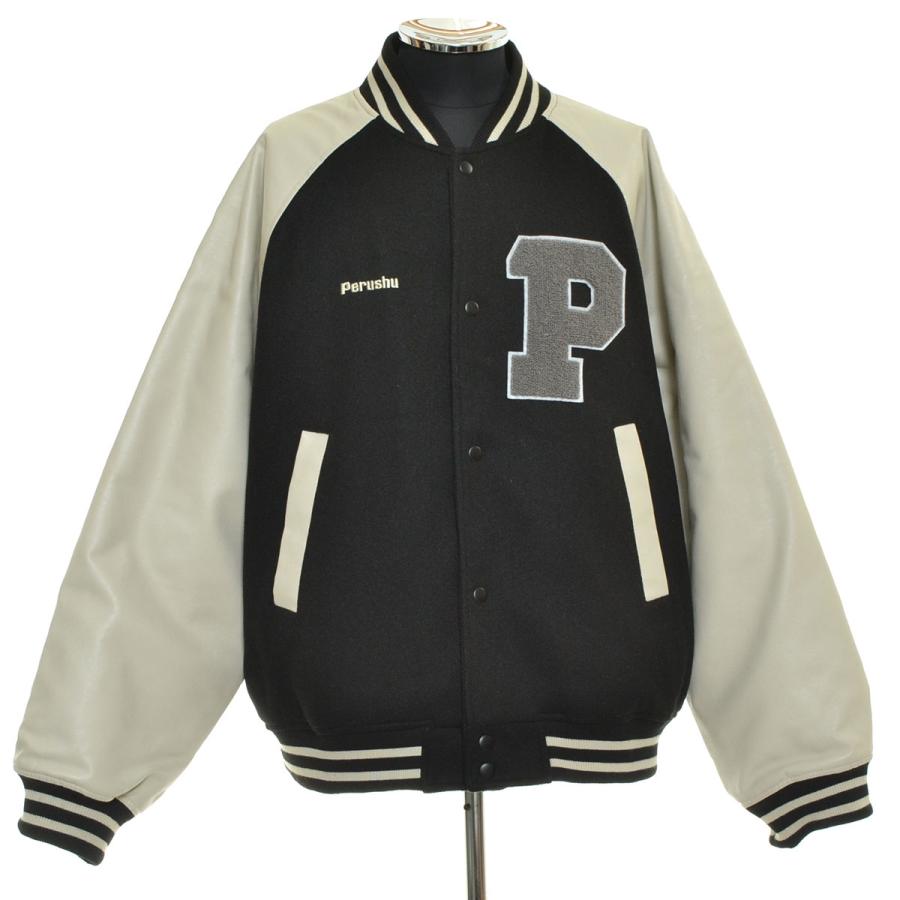Perushu ○518740 PERUSHU ペルーシュ ○スタジャン ジャケット 