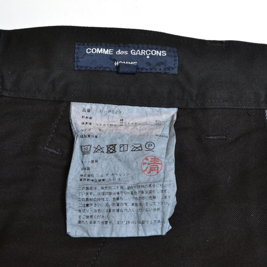 570016 COMME des GARCONS HOMME コムデギャルソンオム ●サルエルパンツ 前後切替 HI-P029 サイズS AD2021 メンズ 日本製 グレー×ブラック COMME des GARCONS HOMME ○570016 コムデギャルソンオム ○サルエル