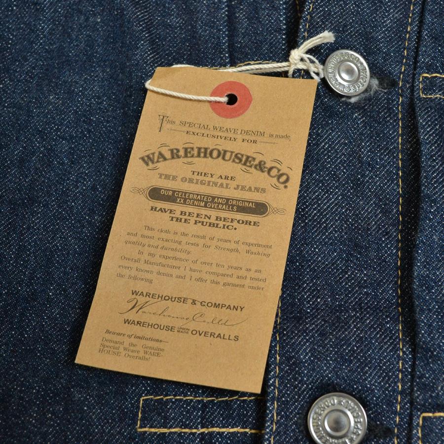 WAREHOUSE（ウエアハウス） ○572119 未使用品 ○デニムジャケット 1st